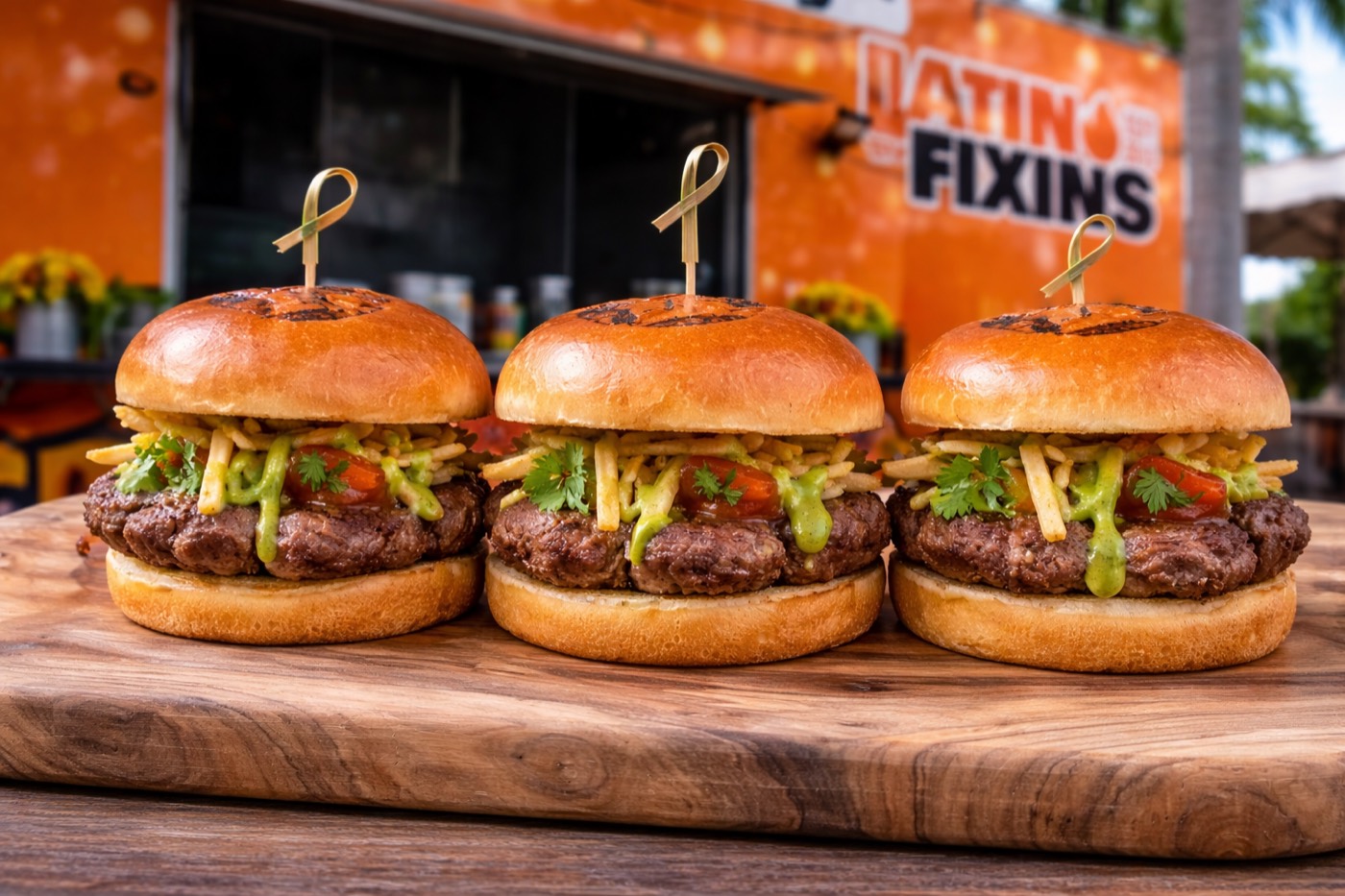 Lomo Saltado sliders trio